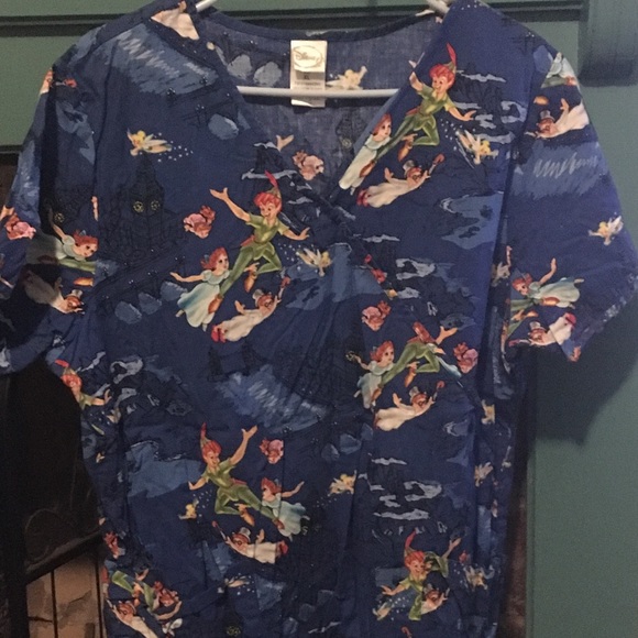 peter pan scrub top